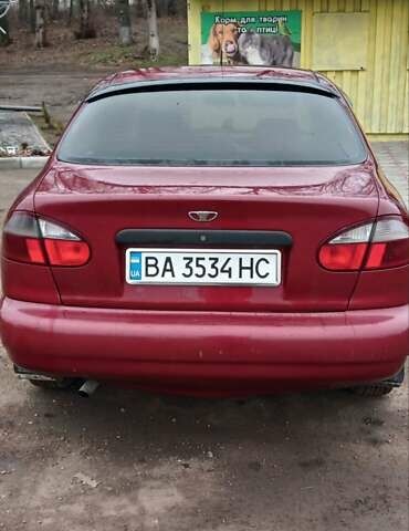 Красный Дэу Ланос, объемом двигателя 1.5 л и пробегом 162 тыс. км за 2700 $, фото 1 на Automoto.ua