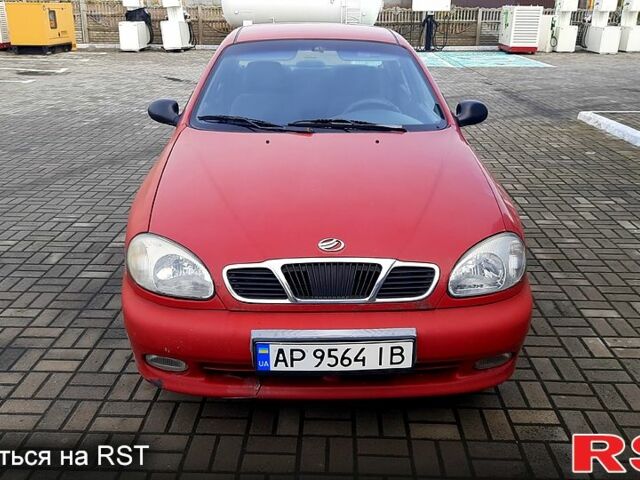 Красный Дэу Ланос, объемом двигателя 1.5 л и пробегом 151 тыс. км за 1499 $, фото 1 на Automoto.ua