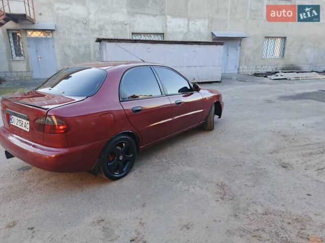 Красный Дэу Ланос, объемом двигателя 1.5 л и пробегом 107 тыс. км за 2900 $, фото 10 на Automoto.ua