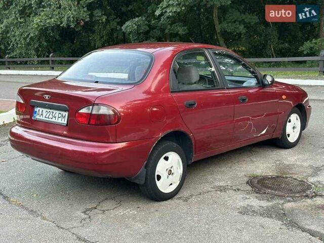 Красный Дэу Ланос, объемом двигателя 1.5 л и пробегом 265 тыс. км за 2300 $, фото 6 на Automoto.ua