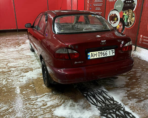 Красный Дэу Ланос, объемом двигателя 1.5 л и пробегом 175 тыс. км за 1500 $, фото 2 на Automoto.ua