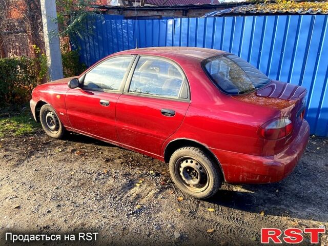 Червоний Деу Ланос, об'ємом двигуна 1.5 л та пробігом 126 тис. км за 1000 $, фото 1 на Automoto.ua