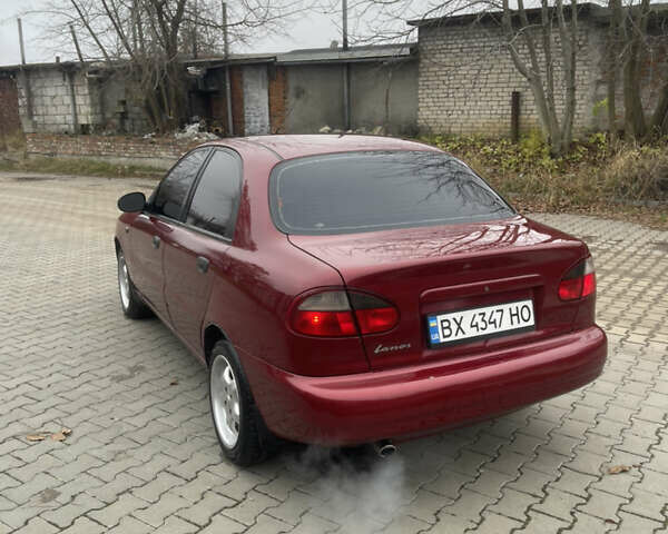 Красный Дэу Ланос, объемом двигателя 1.5 л и пробегом 399 тыс. км за 2499 $, фото 7 на Automoto.ua