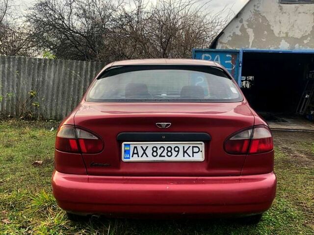 Красный Дэу Ланос, объемом двигателя 1.4 л и пробегом 0 тыс. км за 1350 $, фото 2 на Automoto.ua