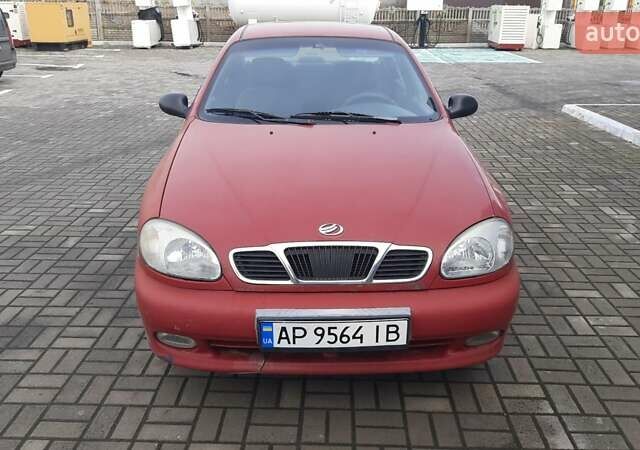 Красный Дэу Ланос, объемом двигателя 1.5 л и пробегом 151 тыс. км за 1350 $, фото 1 на Automoto.ua