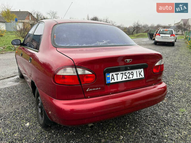 Красный Дэу Ланос, объемом двигателя 1.5 л и пробегом 224 тыс. км за 1750 $, фото 3 на Automoto.ua