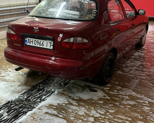 Красный Дэу Ланос, объемом двигателя 1.5 л и пробегом 175 тыс. км за 1500 $, фото 3 на Automoto.ua