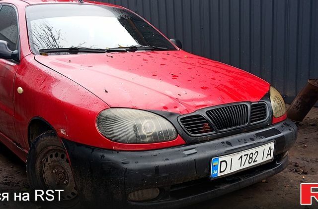 Красный Дэу Ланос, объемом двигателя 1.5 л и пробегом 0 тыс. км за 1300 $, фото 1 на Automoto.ua