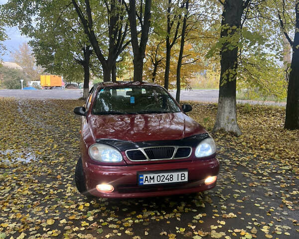 Червоний Деу Ланос, об'ємом двигуна 1.6 л та пробігом 250 тис. км за 2600 $, фото 1 на Automoto.ua
