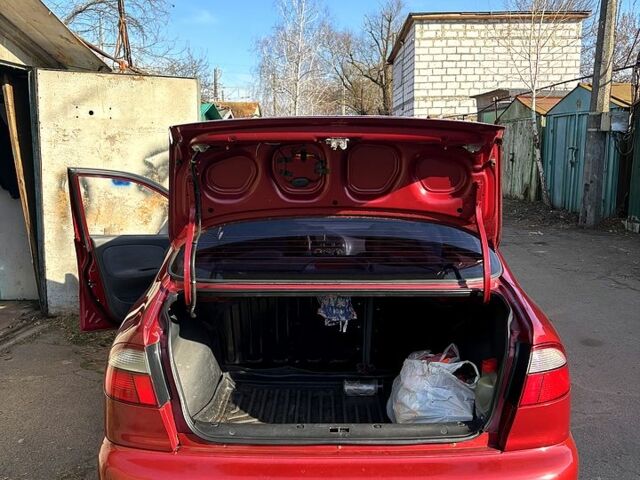 Красный Дэу Ланос, объемом двигателя 1.5 л и пробегом 147 тыс. км за 2500 $, фото 4 на Automoto.ua