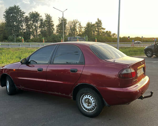 Красный Дэу Ланос, объемом двигателя 1.5 л и пробегом 175 тыс. км за 2200 $, фото 4 на Automoto.ua