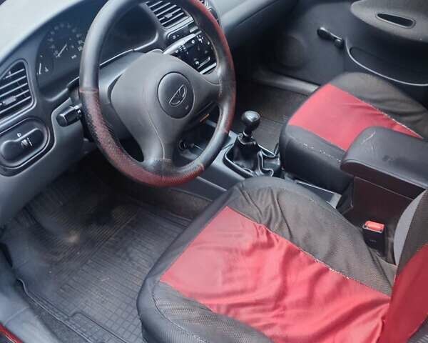 Красный Дэу Ланос, объемом двигателя 1.5 л и пробегом 120 тыс. км за 2900 $, фото 8 на Automoto.ua