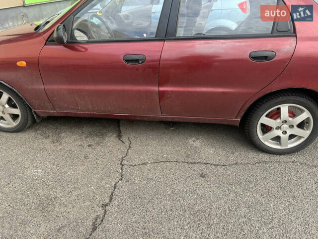 Деу Ланос 2007 у Черкасах на Automoto.ua Червоний Деу Ланос, об'ємом двигуна 1.6 л та пробігом 311 тис. км за 2575 $, фото 11 на Automoto.ua