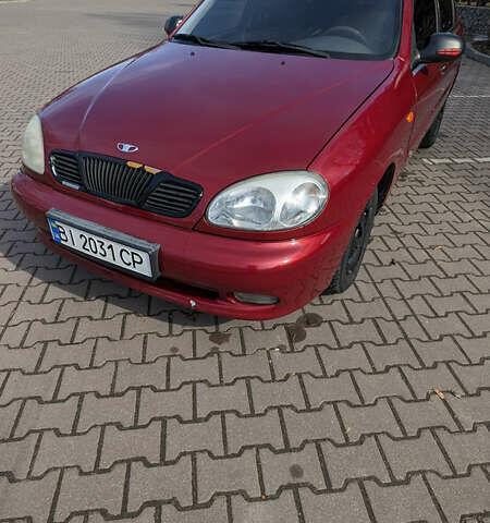 Красный Дэу Ланос, объемом двигателя 1.5 л и пробегом 135 тыс. км за 2200 $, фото 3 на Automoto.ua