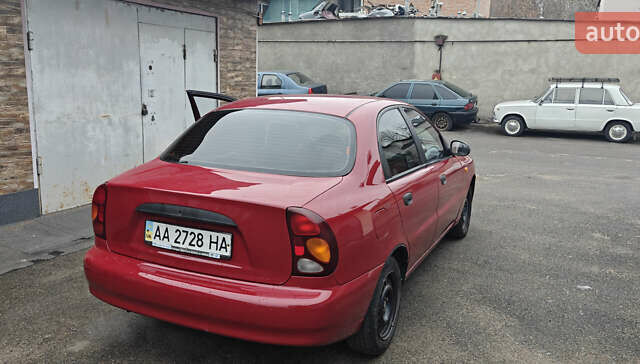 Красный Дэу Ланос, объемом двигателя 1.5 л и пробегом 307 тыс. км за 2600 $, фото 3 на Automoto.ua