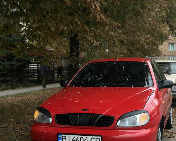 Красный Дэу Ланос, объемом двигателя 1.5 л и пробегом 177 тыс. км за 2500 $, фото 3 на Automoto.ua