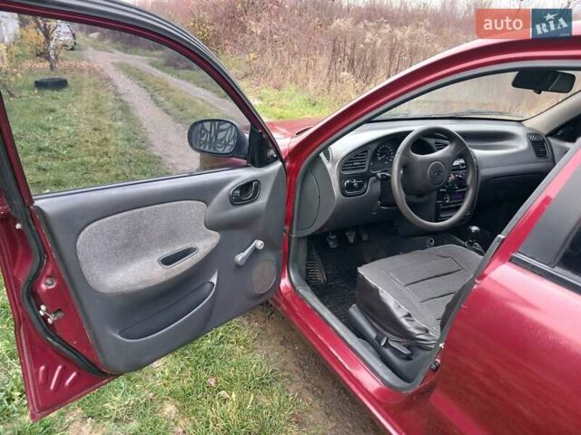 Красный Дэу Ланос, объемом двигателя 1.5 л и пробегом 289 тыс. км за 1700 $, фото 9 на Automoto.ua