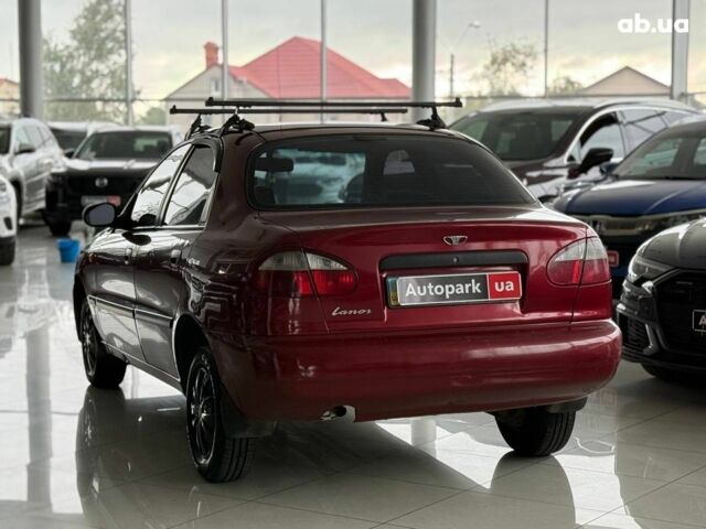 Красный Дэу Ланос, объемом двигателя 1.5 л и пробегом 305 тыс. км за 2440 $, фото 6 на Automoto.ua