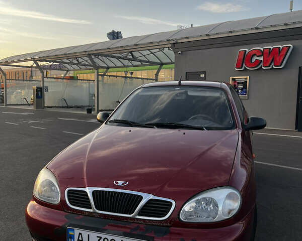Красный Дэу Ланос, объемом двигателя 1.5 л и пробегом 175 тыс. км за 2200 $, фото 1 на Automoto.ua