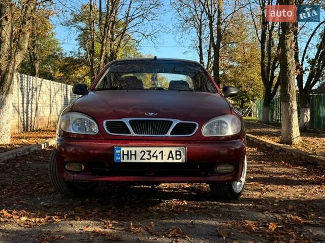 Красный Дэу Ланос, объемом двигателя 1.5 л и пробегом 195 тыс. км за 2200 $, фото 1 на Automoto.ua