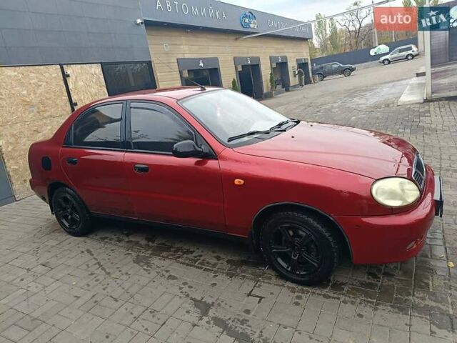 Деу Ланос 2007 у Краматорске на Automoto.ua Червоний Деу Ланос, об'ємом двигуна 1.6 л та пробігом 318 тис. км за 2500 $, фото 4 на Automoto.ua