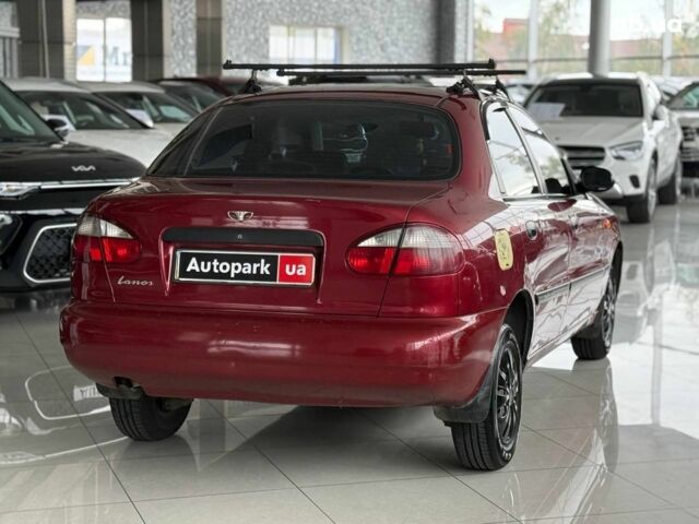Красный Дэу Ланос, объемом двигателя 1.5 л и пробегом 305 тыс. км за 2440 $, фото 4 на Automoto.ua