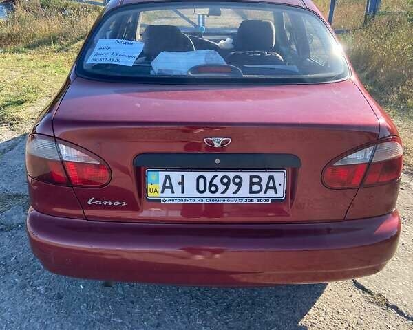 Красный Дэу Ланос, объемом двигателя 1.5 л и пробегом 209 тыс. км за 2500 $, фото 4 на Automoto.ua