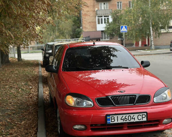 Красный Дэу Ланос, объемом двигателя 1.5 л и пробегом 177 тыс. км за 2500 $, фото 5 на Automoto.ua