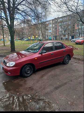 Красный Дэу Ланос, объемом двигателя 1.3 л и пробегом 180 тыс. км за 2800 $, фото 12 на Automoto.ua