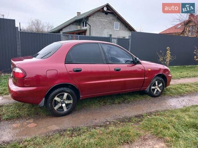 Красный Дэу Ланос, объемом двигателя 1.5 л и пробегом 289 тыс. км за 1700 $, фото 1 на Automoto.ua