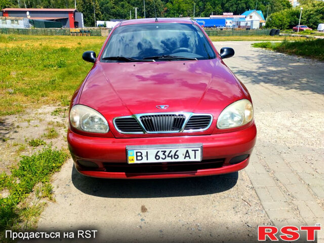 Красный Дэу Ланос, объемом двигателя 1.5 л и пробегом 132 тыс. км за 2390 $, фото 5 на Automoto.ua