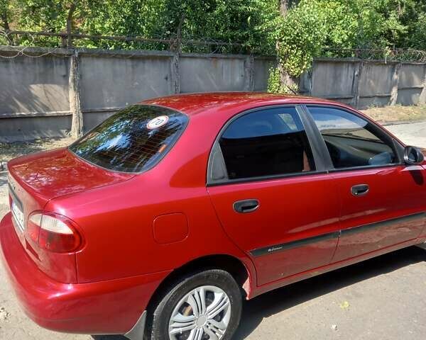 Красный Дэу Ланос, объемом двигателя 1.5 л и пробегом 123 тыс. км за 3100 $, фото 4 на Automoto.ua