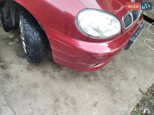 Дэу Ланос 2007 в Чернигове на Automoto.ua Красный Дэу Ланос, объемом двигателя 1.5 л и пробегом 220 тыс. км за 2000 $, фото 3 на Automoto.ua