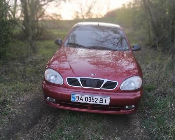 Красный Дэу Ланос, объемом двигателя 1.5 л и пробегом 230 тыс. км за 2600 $, фото 1 на Automoto.ua