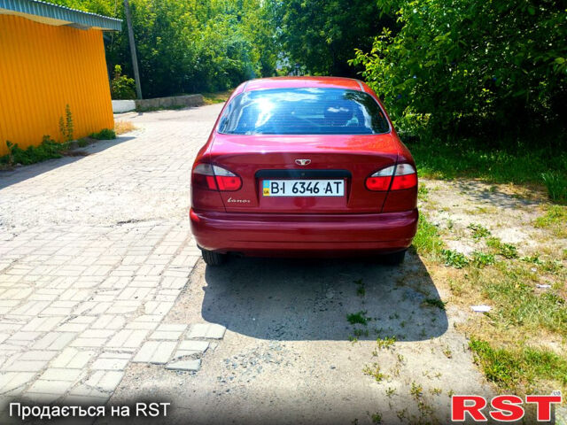 Красный Дэу Ланос, объемом двигателя 1.5 л и пробегом 132 тыс. км за 2390 $, фото 4 на Automoto.ua