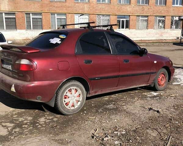 Красный Дэу Ланос, объемом двигателя 1.5 л и пробегом 160 тыс. км за 2800 $, фото 2 на Automoto.ua
