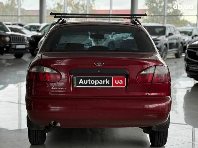 Красный Дэу Ланос, объемом двигателя 1.5 л и пробегом 305 тыс. км за 2440 $, фото 5 на Automoto.ua