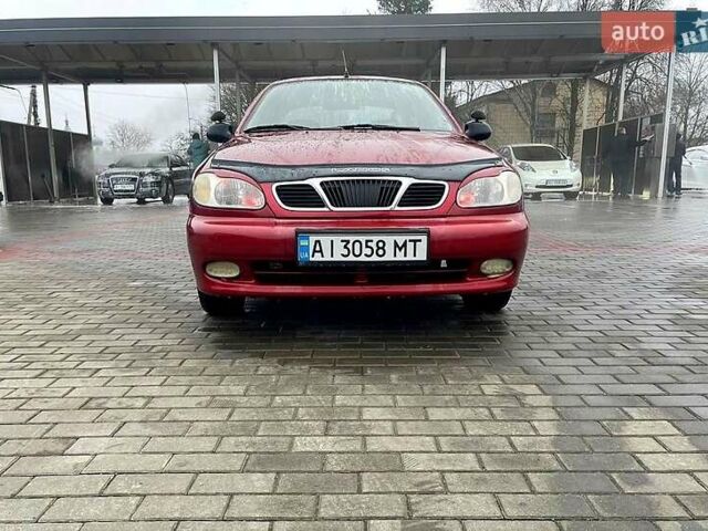 Красный Дэу Ланос, объемом двигателя 1.5 л и пробегом 193 тыс. км за 2600 $, фото 2 на Automoto.ua