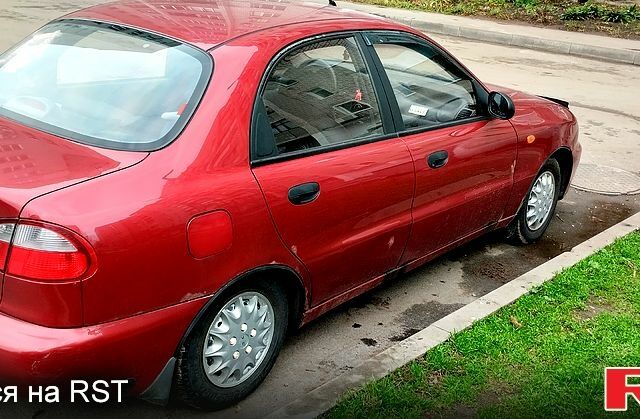 Красный Дэу Ланос, объемом двигателя 1.5 л и пробегом 185 тыс. км за 1400 $, фото 7 на Automoto.ua