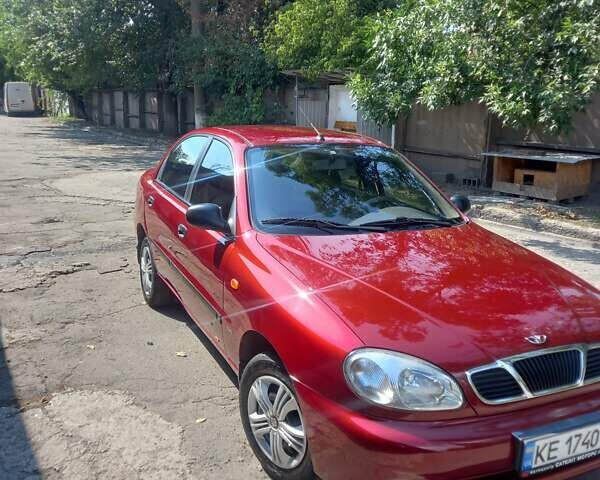 Красный Дэу Ланос, объемом двигателя 1.5 л и пробегом 123 тыс. км за 3100 $, фото 2 на Automoto.ua