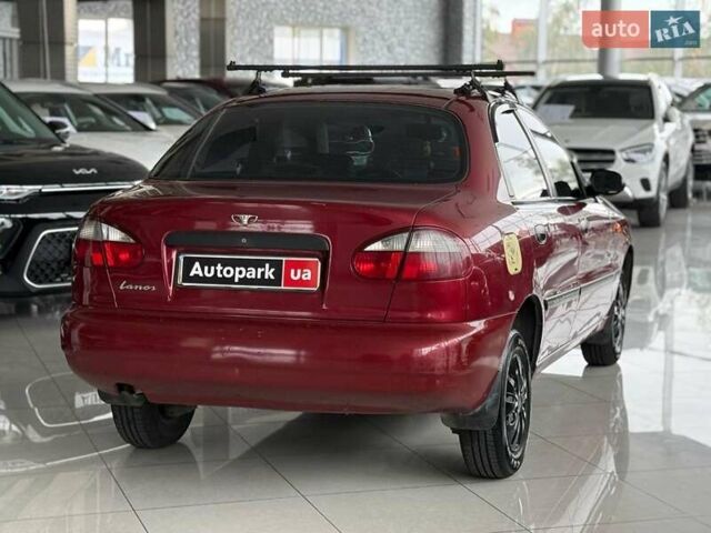 Червоний Деу Ланос, об'ємом двигуна 1.5 л та пробігом 305 тис. км за 2440 $, фото 4 на Automoto.ua