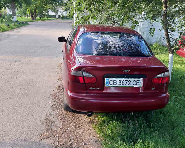 Красный Дэу Ланос, объемом двигателя 1.3 л и пробегом 180 тыс. км за 2800 $, фото 6 на Automoto.ua