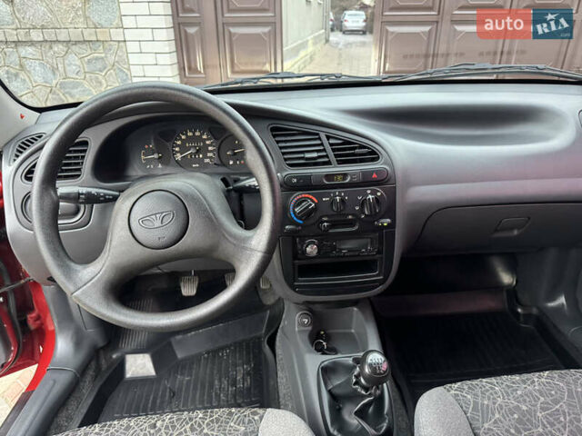 Красный Дэу Ланос, объемом двигателя 1.4 л и пробегом 44 тыс. км за 3700 $, фото 12 на Automoto.ua