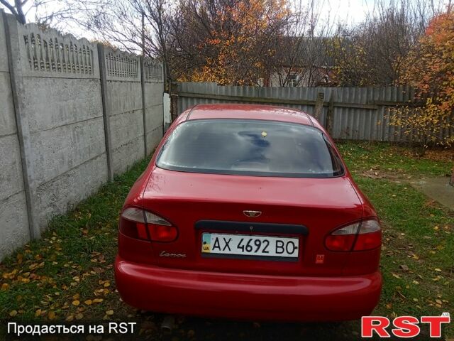 Красный Дэу Ланос, объемом двигателя 1.4 л и пробегом 93 тыс. км за 2300 $, фото 1 на Automoto.ua