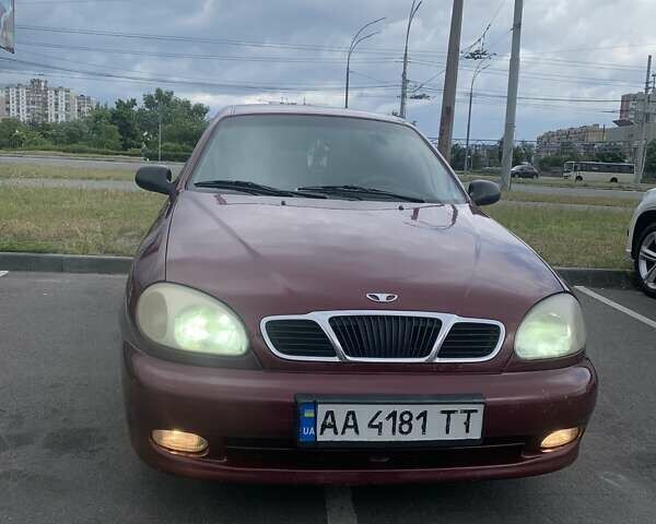 Красный Дэу Ланос, объемом двигателя 1.5 л и пробегом 170 тыс. км за 3700 $, фото 4 на Automoto.ua
