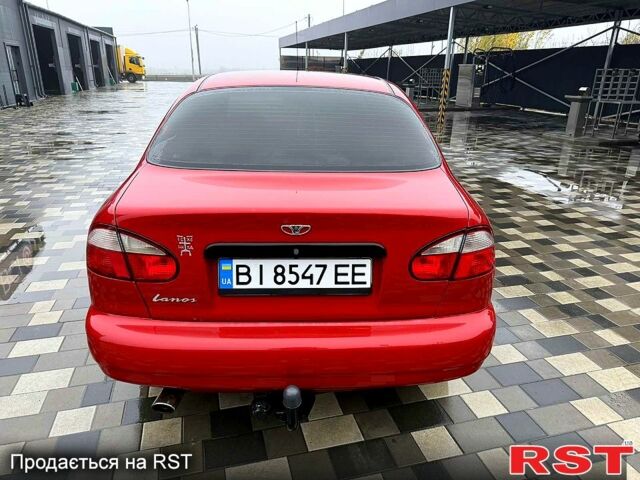 Червоний Деу Ланос, об'ємом двигуна 1.5 л та пробігом 103 тис. км за 3950 $, фото 2 на Automoto.ua