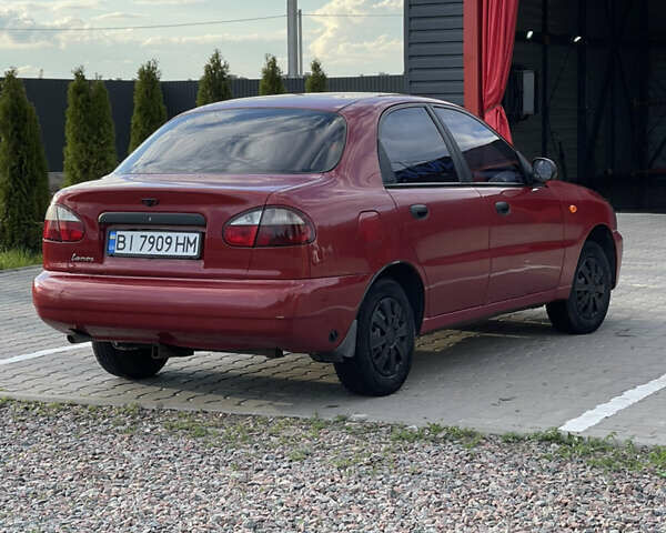 Красный Дэу Ланос, объемом двигателя 1.5 л и пробегом 240 тыс. км за 2200 $, фото 2 на Automoto.ua