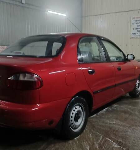 Червоний Деу Ланос, об'ємом двигуна 1.5 л та пробігом 95 тис. км за 3400 $, фото 1 на Automoto.ua