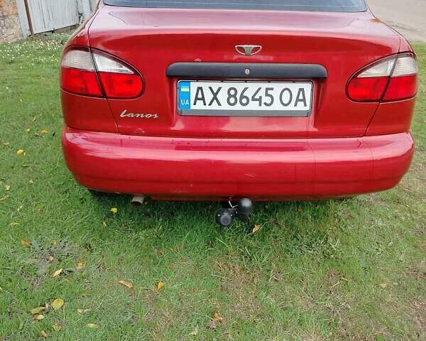 Деу Ланос 2008 у Богодухове на Automoto.ua Червоний Деу Ланос, об'ємом двигуна 1.5 л та пробігом 153 тис. км за 2600 $, фото 13 на Automoto.ua