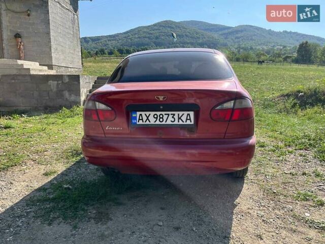 Дэу Ланос 2008 в Иршава на Automoto.ua Красный Дэу Ланос, объемом двигателя 1.5 л и пробегом 150 тыс. км за 3300 $, фото 2 на Automoto.ua